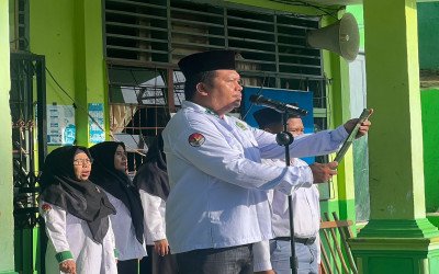 MAN 2 Tapteng Laksanakan Upacara Bendera , Cinta Tanah Air Bukan Sekadar Slogan Kosong bagi Generasi Muda