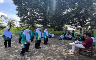 Kreasikan Gerak Senam Aerobik, Siswa/i MAN 2 Tapanuli Tengah Asah Motorik Lewat Pembelajaran PJOK